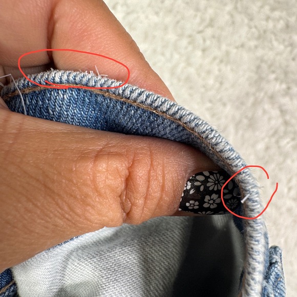 Vintage 80s Action Casuals by Levi Strauss Men's Blue Denim Jeans 40x30 Trashed‎ - Picture 13 of 14